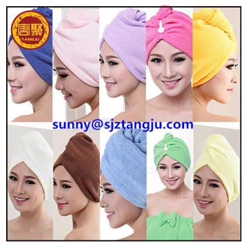 China factory microfiber hair towel