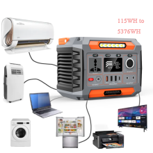 Solar Mobile Power Supply: 300W/500W Portable Camping Power Station with 220V Outlet and Energy Storage Battery
