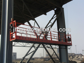 hot galvanizing electric suspended scaffold/suspended platform/cradle/gondola