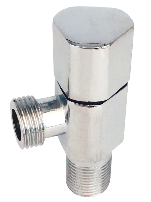 White Zinc Alloy 90 Degree Angle Valve