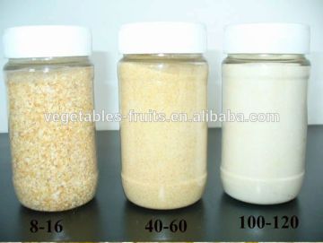 standard quality white dehydrated garlic granules
