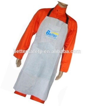 Gray Split Cowhide leather welding apron