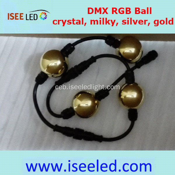 Gold Housing DMX INDED Sphere Light Night Club