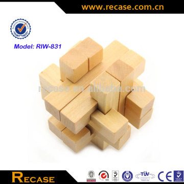 New fashion children wooden puzzle,high quality 3d puzzle,solid wood jigsaw puzzle