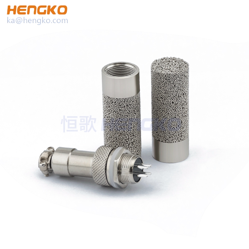 Sintered porous ss stainless steel gas analyzer protection housing shell  dew point sensor for infrared sensor