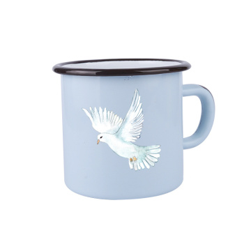 Wedding Pigeons Theme Wedding Cup Pigeons Cup Ceremony Mug Enamel Cup Wedding Enamelware