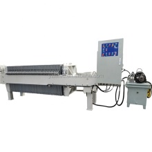 high quality semi automatic chamber filter press minging slurry dewatering treatment