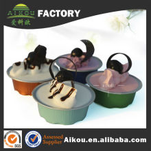 transparent aluminum container jam dinding