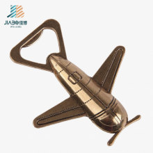 Meistverkaufte Custom Logo Metall Handwerk Flugzeug Flaschenöffner für Werbegeschenk