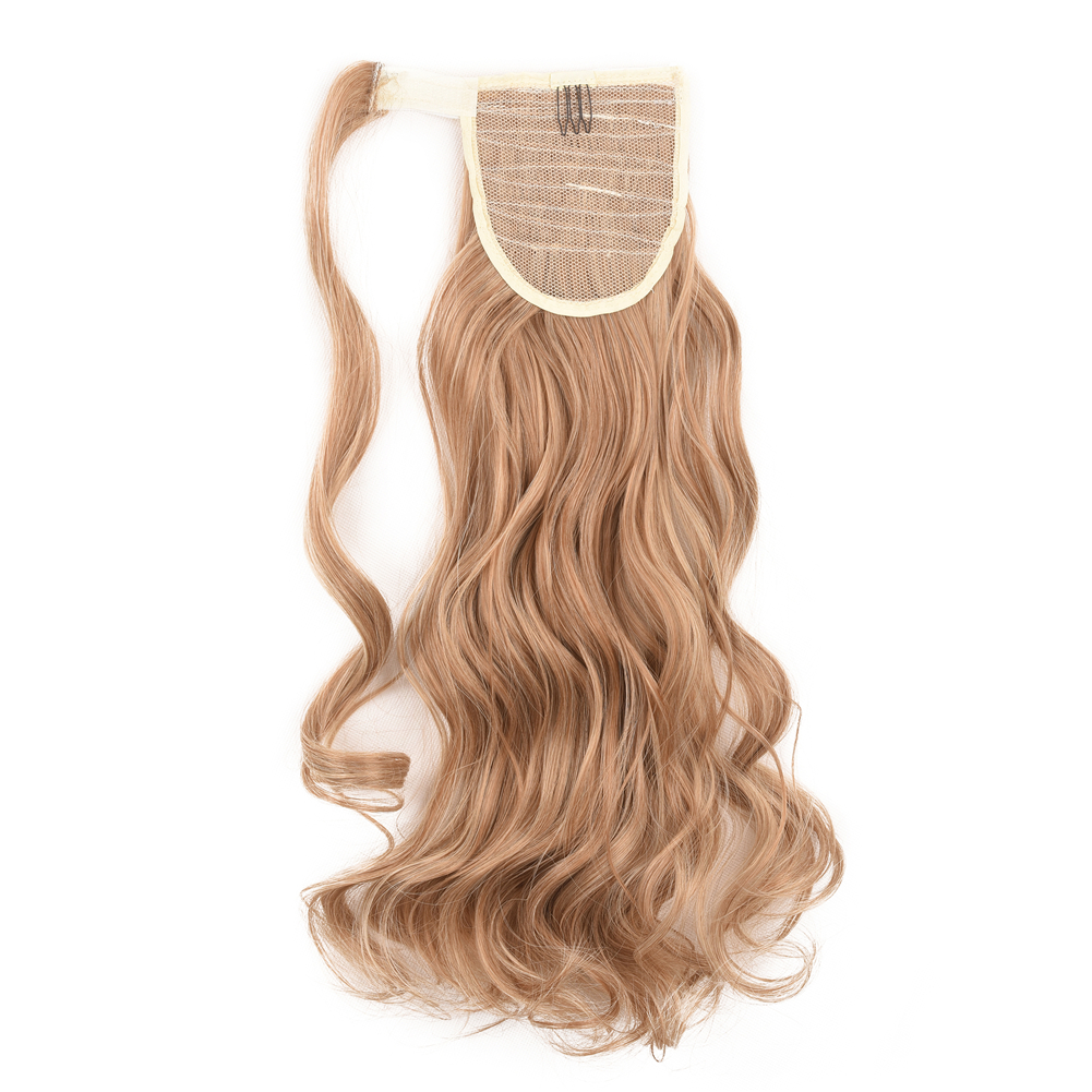 Julianna Hair Vendors Extension Piece Synthetic Fiber Hair Accessories Long 16 17 22 23 26 Inch Wrap Around Ponytail