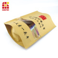 Custom Stand Up Pouch Paper Bags With Window