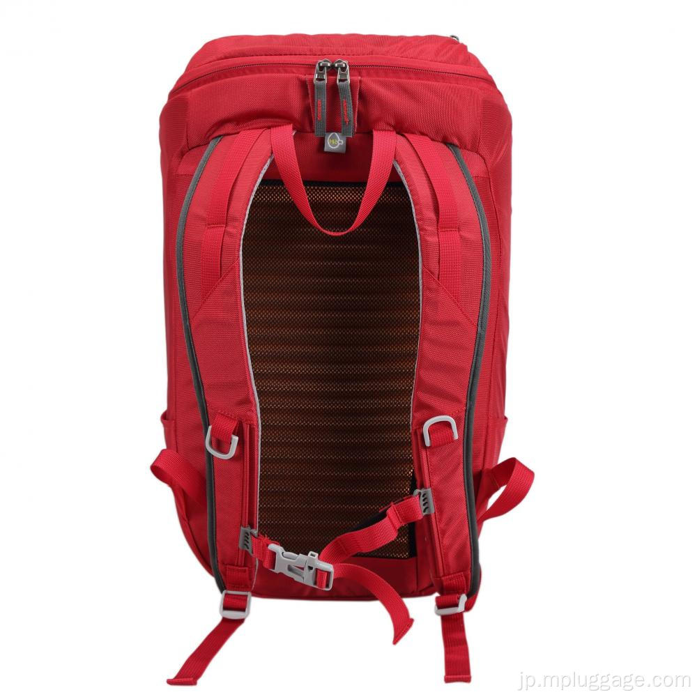 赤い旅行バッグバックパックハイキングギアスクールバッグ