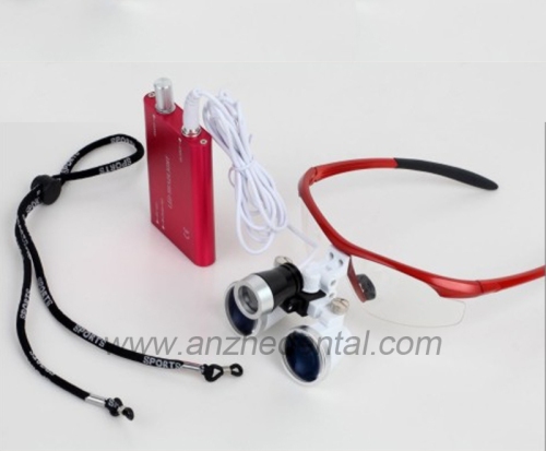 Factory price 2.5x/3.5x colorful dental loupes