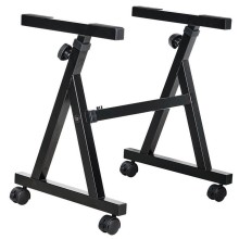 Removable Professional Adjustable Wheeled Musical Keyboard Stand