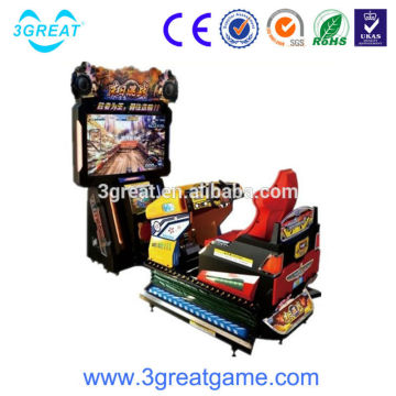 Rampage car racing game machine