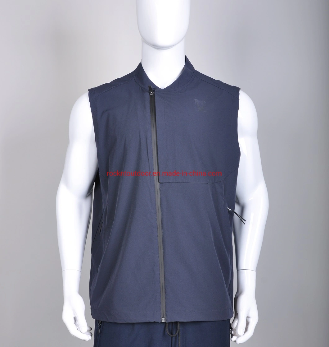 High Quality Summer Jogging Sportswear Recreational Vest Windstopper Gilet