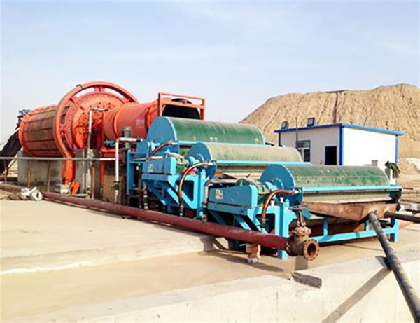 Magnetic beneficiation plant