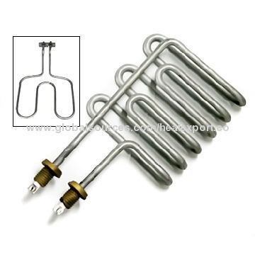Flanged Immersion Heating Element for Water or Air, Used in Plastic Molding IndustryNew