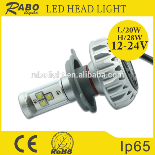 Factory produce motorcycle car led headlight H1 H3 H4 H7 led bulbs for motor
