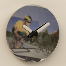 16 Inch Mirror Wall Clock with Lighted Hand