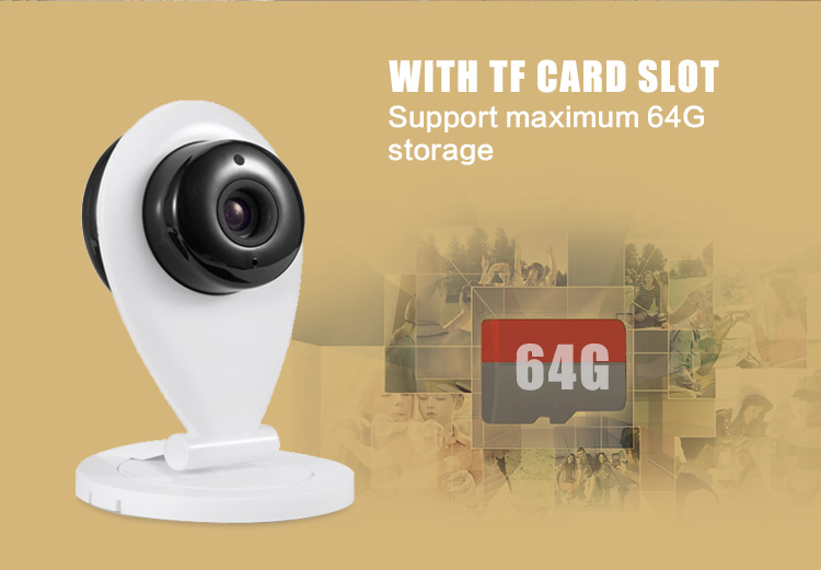 64G TF Card IP Camera