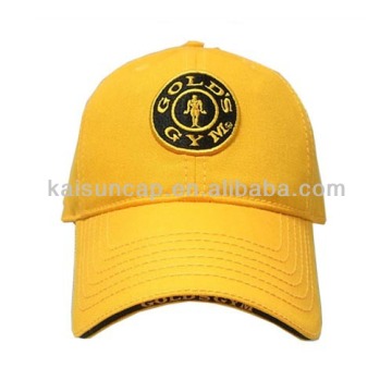 wholesale custom brushed cotton baseball sport hat with wording text sandwich peak