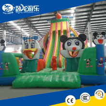 big cartoon commercial inflatable bouncy slide