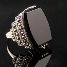 2012 Fashion 18k Gold Glass Engagement Finger Ring New Hot