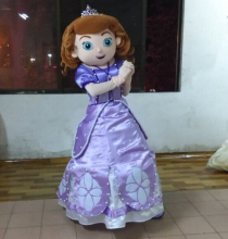 Cheap fancy Princess Sofia Mascot Costume sofia the first costume