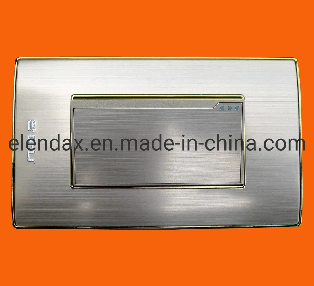 Алюминиевый настенный выключатель американского типа, 1 группа, 2 направления (AL2001)