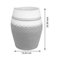 Foldable laundry bins deep storage basket with handle