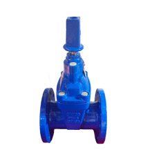 Non rising stem square head gate valve ductile iron flange gate valve