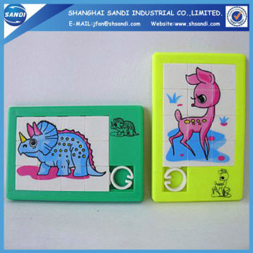 plastic custom diy sliding puzzle