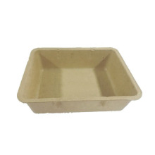 Disposable biodegradable molded pulp packaging customized