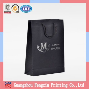 Delivery Fashionable Logo Promotional Coated Paper Shopping Bag