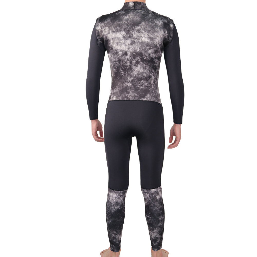 Zeegezein 3/2 mm borst zip camouflage wetsuit voor surfen