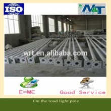 On the road light pole