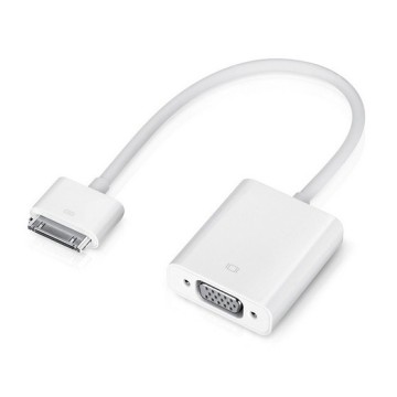 Apple 30 Pin to VGA Adapter Cable for iPhone/iPod/iPad (IP30-903)