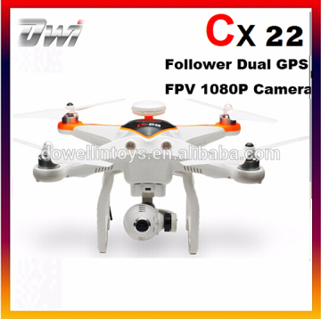 Cheerson CX22 Follow me Drone Functionality 1080P Camera 5.8 Ghz Dual GPS FPV Ready To Fly VS DJI
