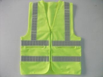 100% Polyester Safety Warning Reflective Vests
