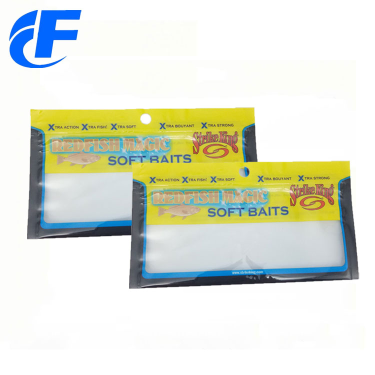 Fishing Lure Packing Clear Plastic Bag With Ziplock