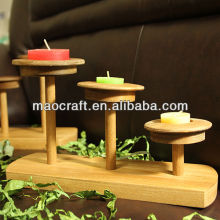 series wooden candles holder, tealight candle holder