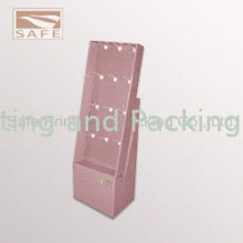 Oil Printing Corrugated Cardboard Display Racks , Magazine Pop Display