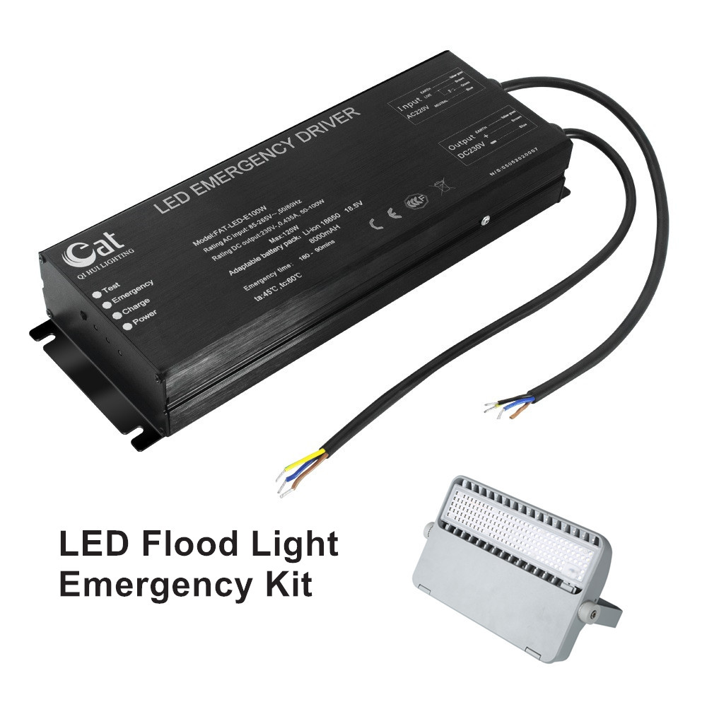 Éclairage industriel à LED HighBay 200W de secours d'urgence