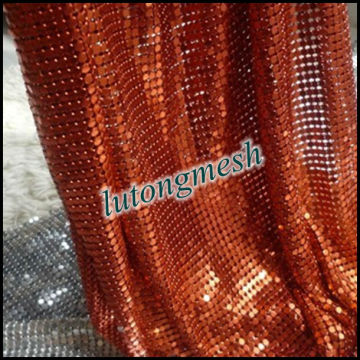 Shiny Metal mesh curtains