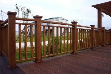 solid bamboo decking