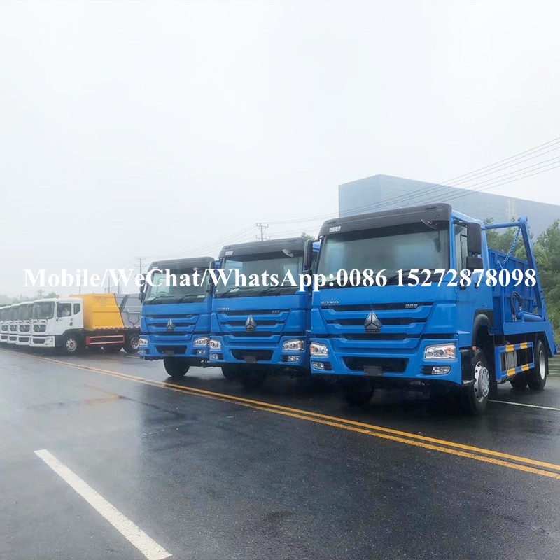 Howo Skip Carger Bassbage camión (8) HOWO Skip Loader Garbage Truck (8)