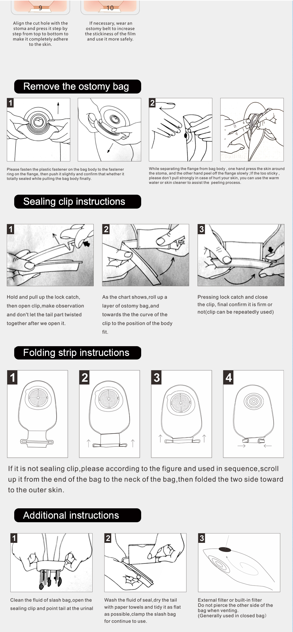 CELECARE Ostomy Pouching System Stoma Ostomy Bag With Pouch