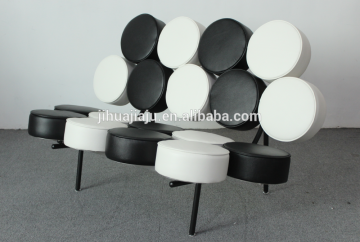 marshmallow sofa/ leisure livingroom & office sofa/ classical drum sofa