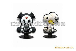 personalized design happy snoopy mode engraved soft PVC shoes charm